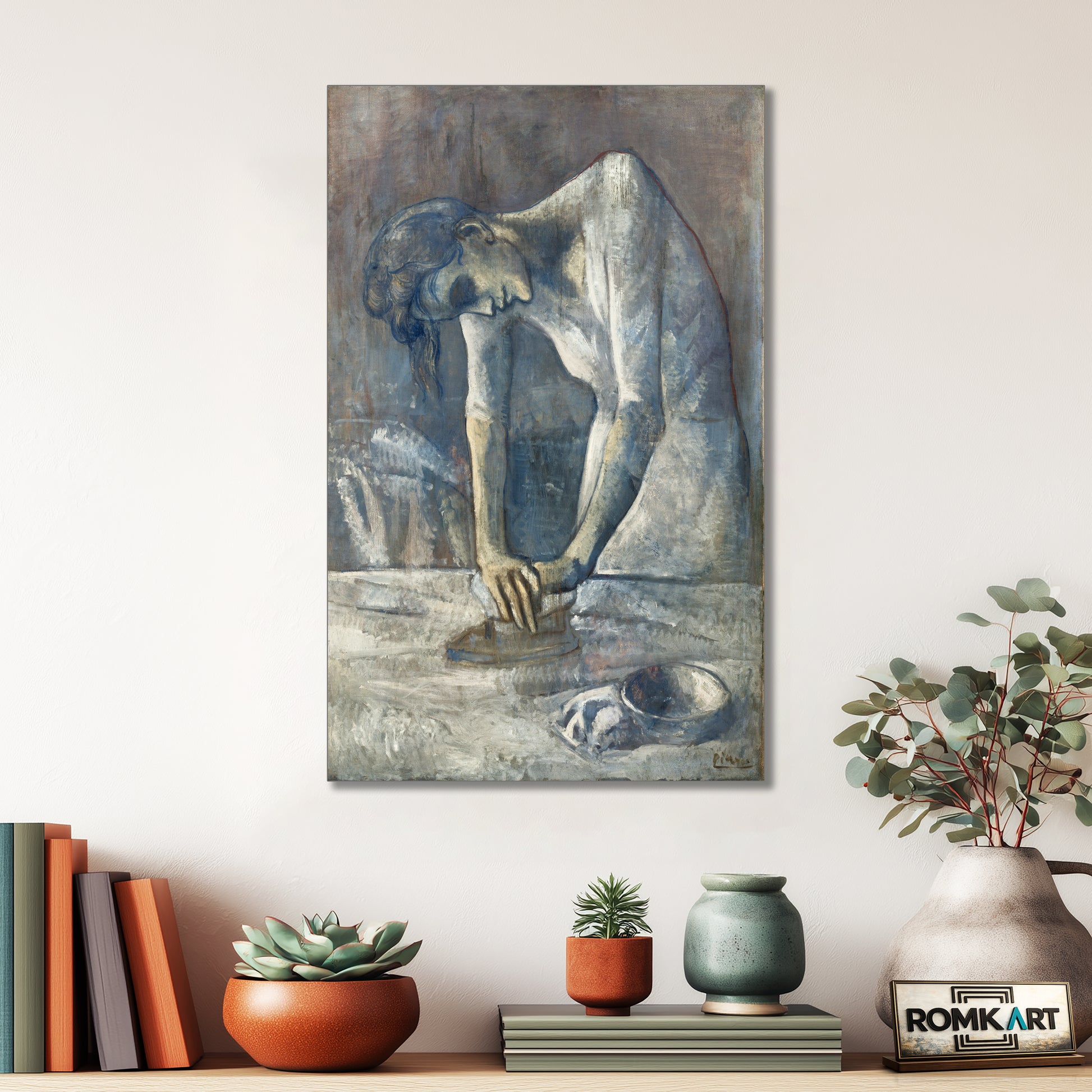 Pablo Picasso Woman Ironing 1904 – Reproduction