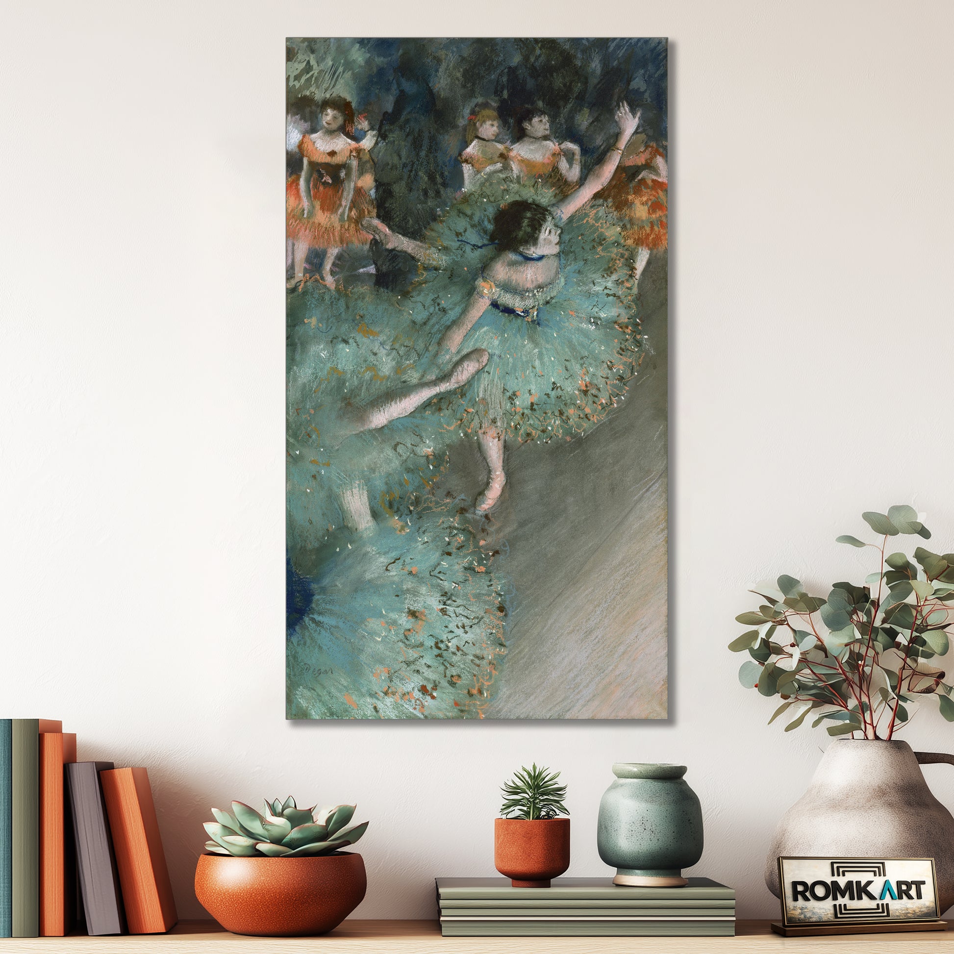 Edgar Degas Swaying Dancer - Dancer In Green 1877 - 1879 – Reproduction