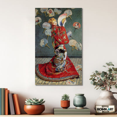 Claude Monet Camille Monet In Japanese Costume 1875 – Reproduction