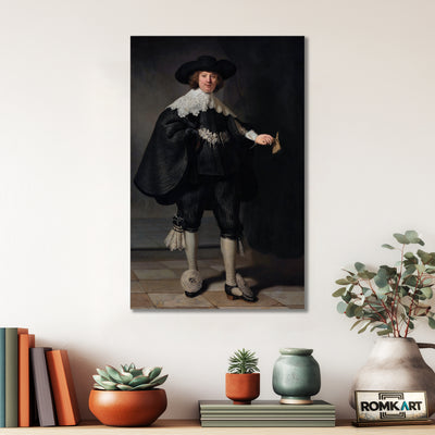 Rembrandt Portrait of Maerten Soolmans 1634 – Reproduction