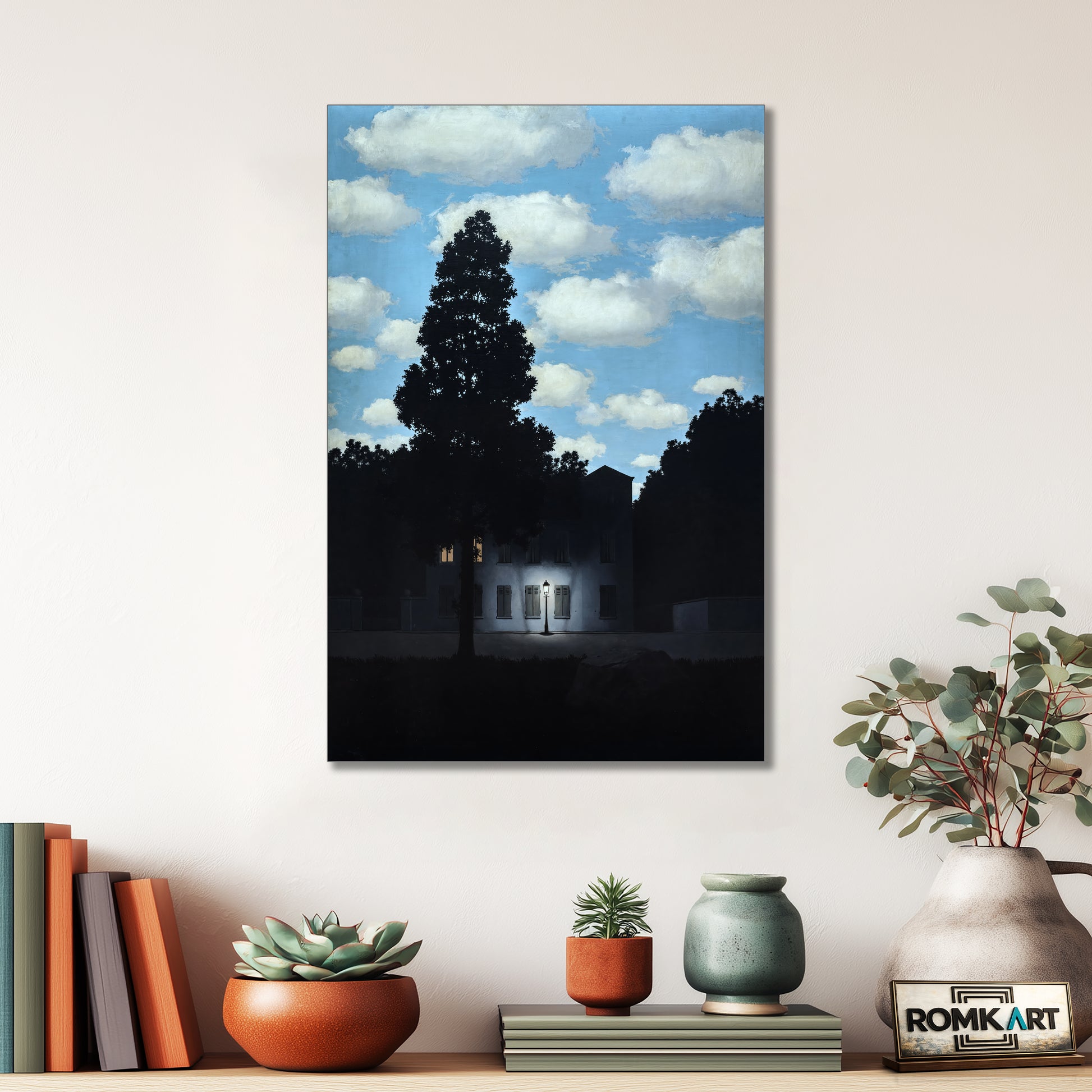 Rene Magritte The Empire of Light (1954) – Reproduction