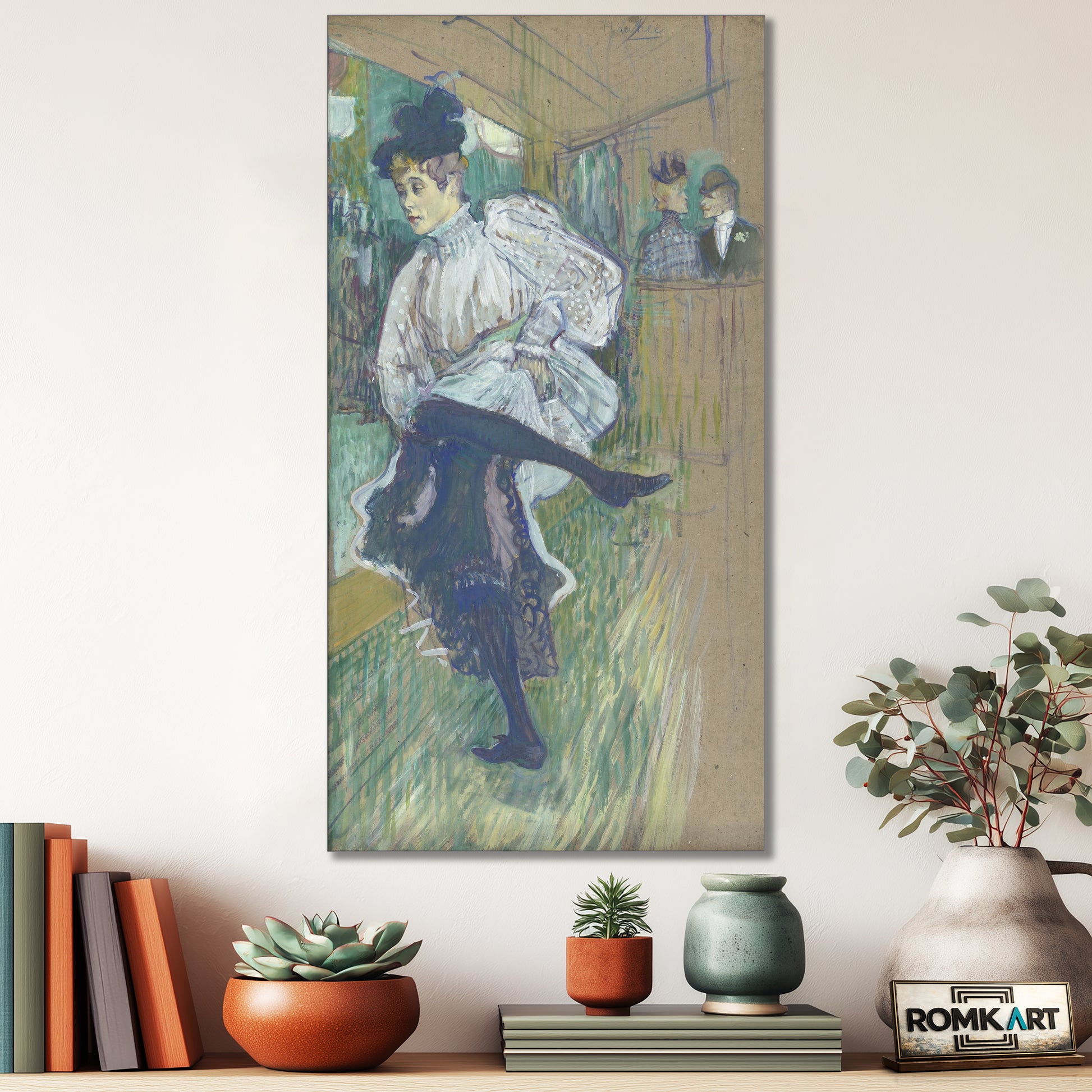 Henri De Toulouse-lautrec Jane Avril Dancing 1892 – Reproduction