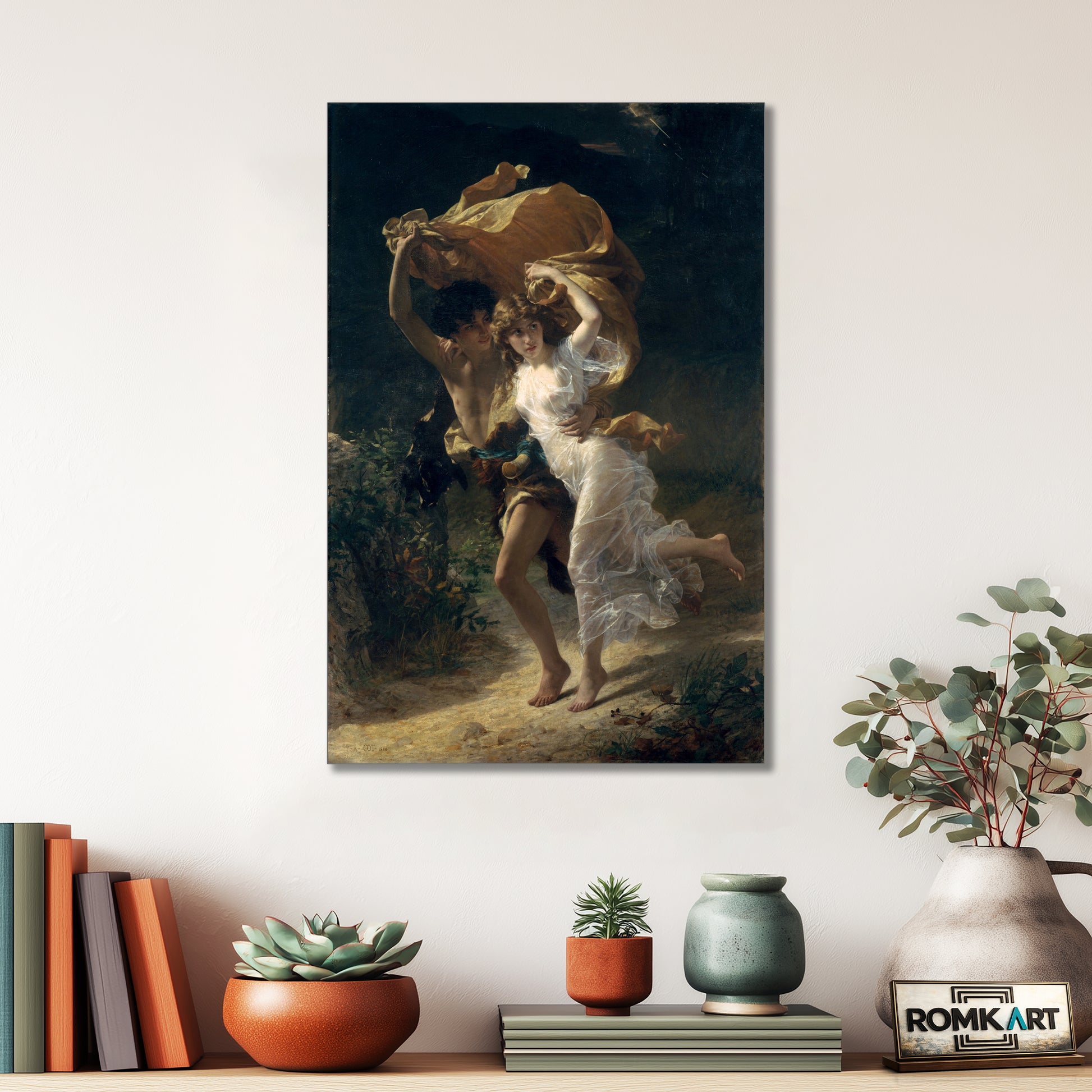 Pierre Auguste Cot The Storm 1880 – Reproduction