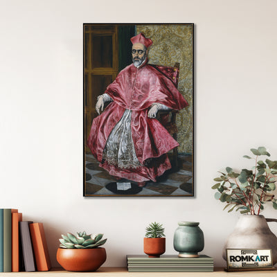 El Greco Portrait Of A Cardinal 1600 – Reproduction