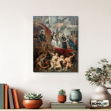 Peter Paul Rubens The Disembarkation At Marseilles C 1622-1625 – Reproduction