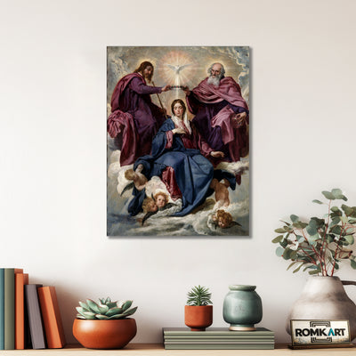 Diego Velazquez The Coronation Of The Virgin 1641-1644 – Reproduction