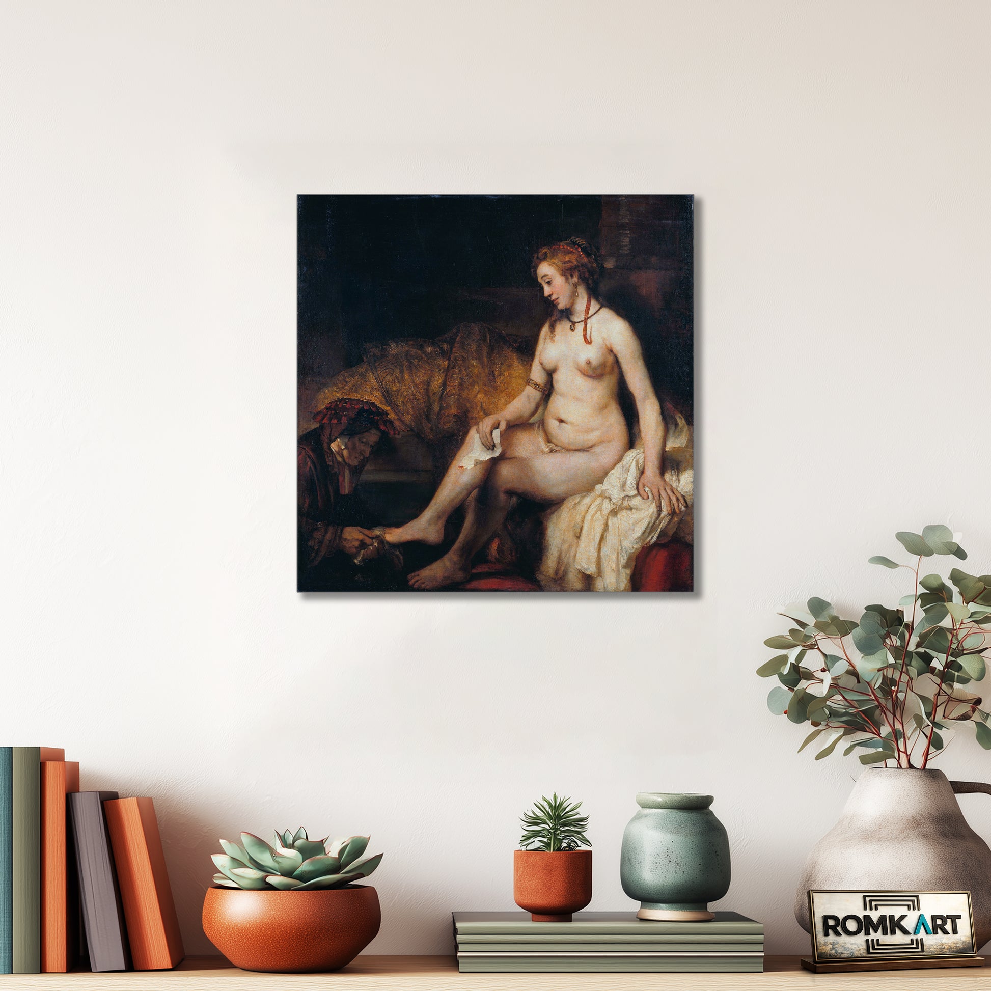 Rembrandt Bathsheba At Her Bath 1654 – Reproduction