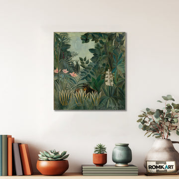 Henri Rousseau The Equatorial Jungle 1909 – Reproduction