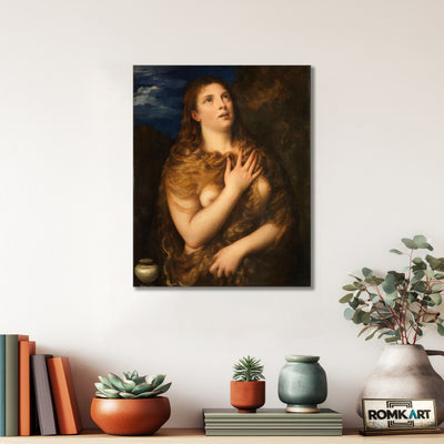 Titian Penitent Magdalene 1533 – Reproduction
