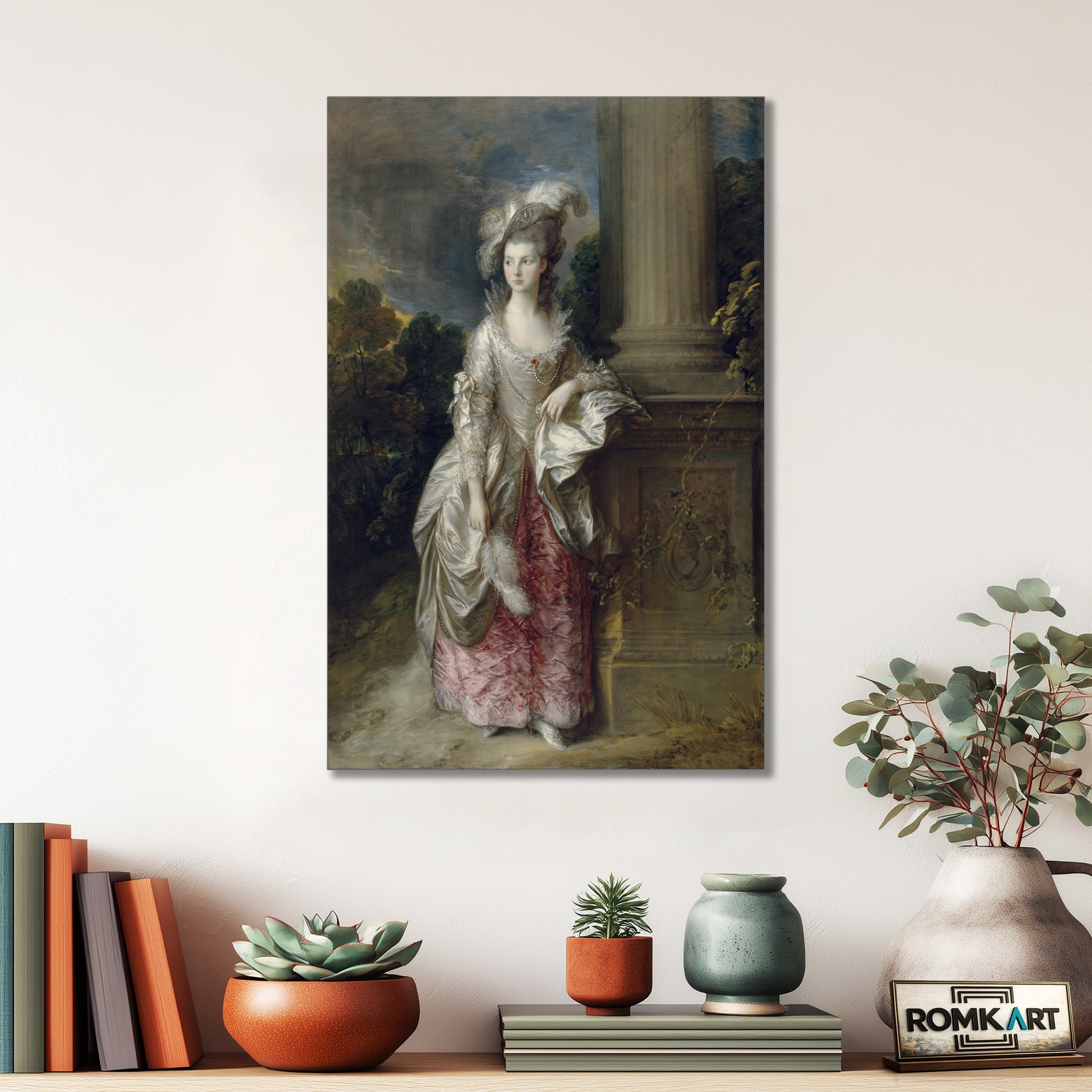 Thomas Gainsborough Portrait Of Mrs Mary Graham 1775 – Reproduction