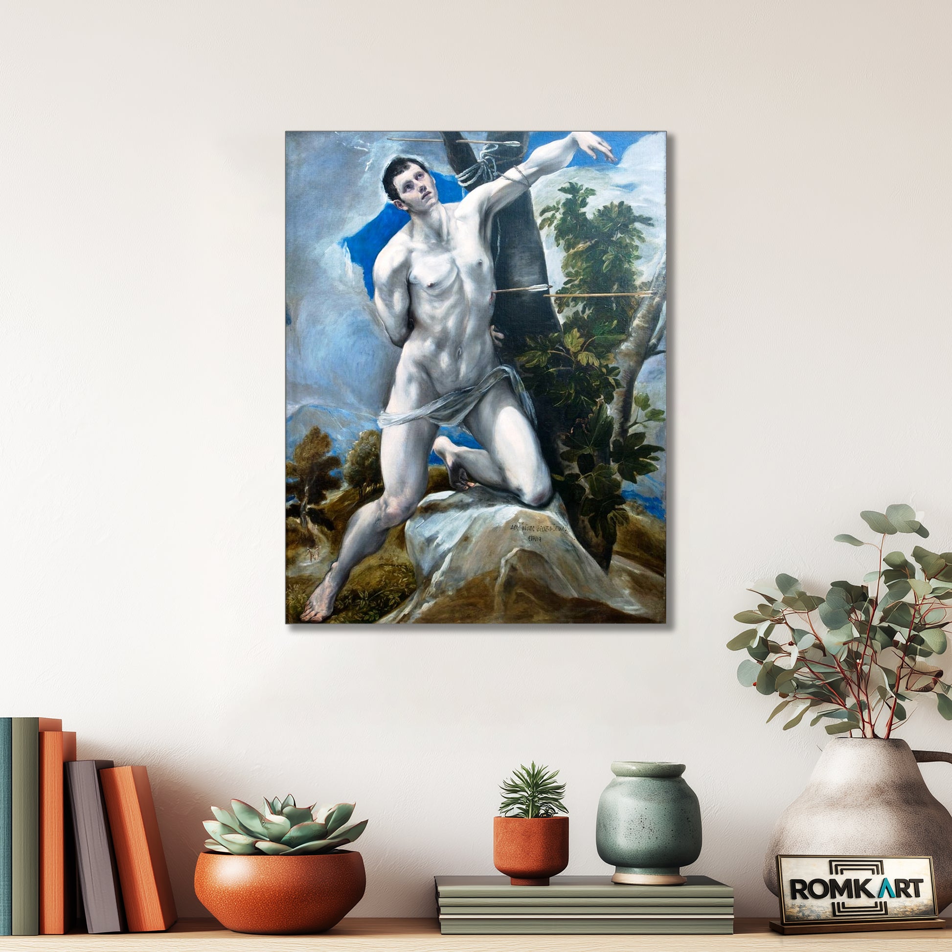 El Greco Saint Sebastian 1577-1578 – Reproduction