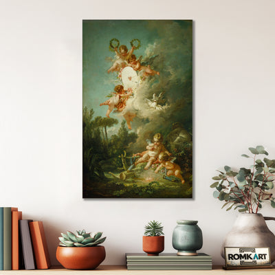 Francois Boucher The Target Of Love 1758 – Reproduction