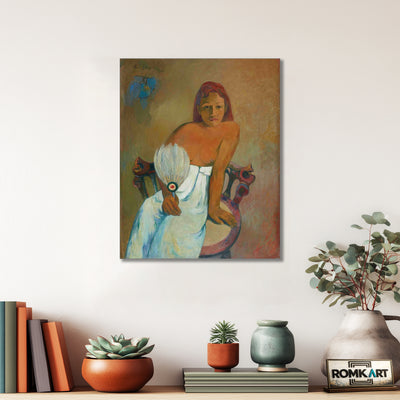 Paul Gauguin Girl With A Fan 1902 – Reproduction