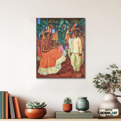 Diego Rivera Baile En Tehuantepec – Reproduction