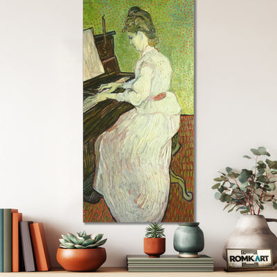 Vincent Van Gogh Marguerite Gachet At The Piano 1890 – Reproduction