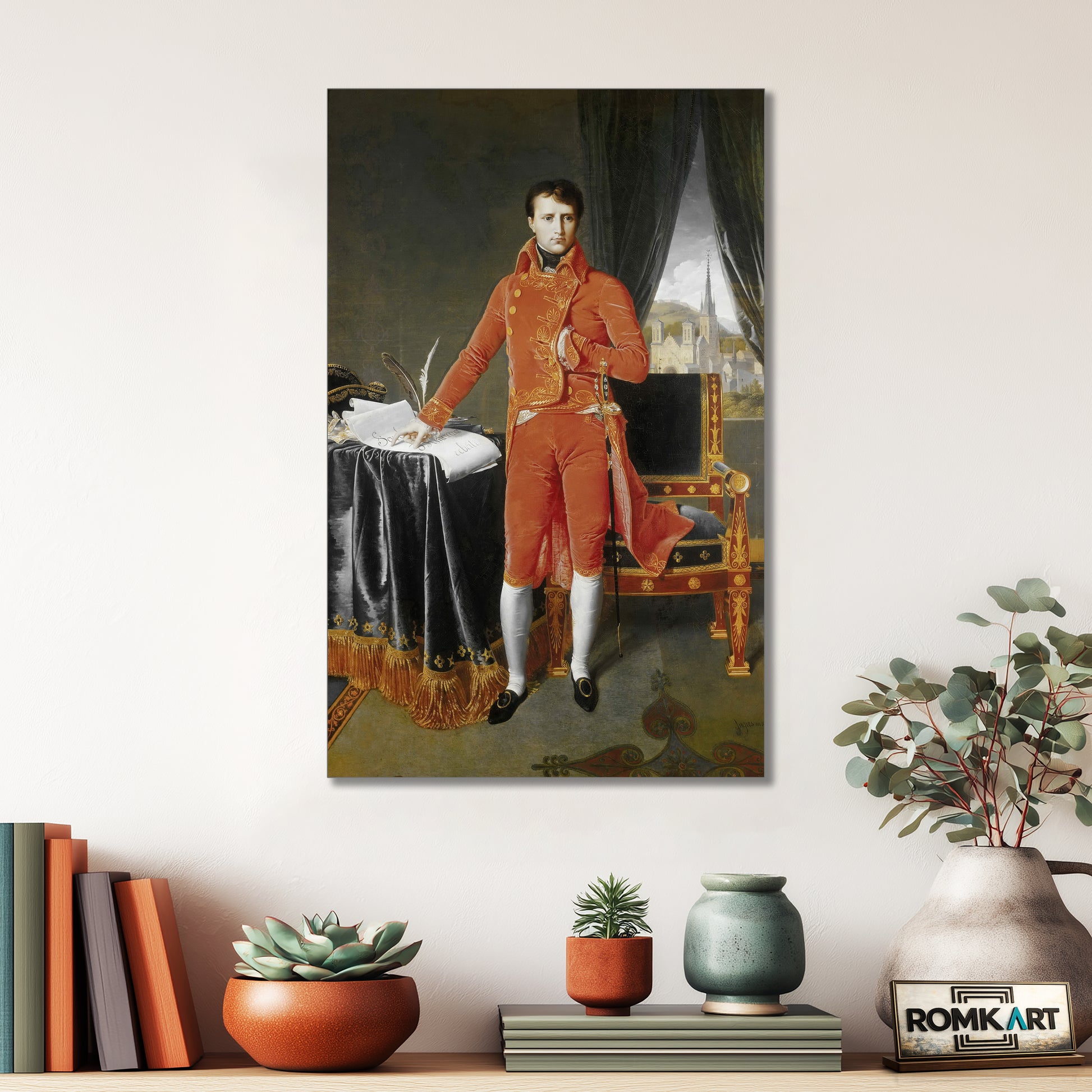 Jean Auguste Dominique Ingres Bonaparte First Consul 1804 – Reproduction