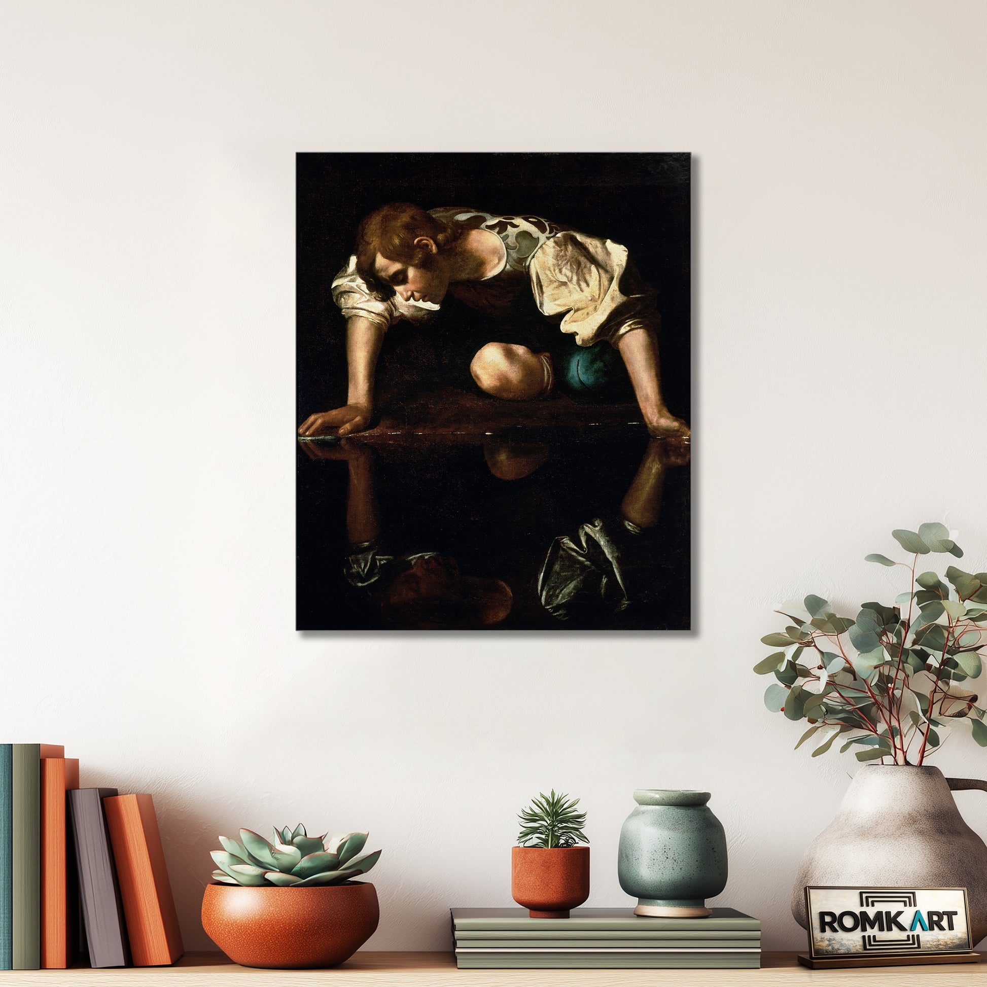 Caravaggio Narcissrus 1597-1599 – Reproduction