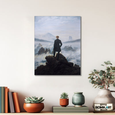 Caspar David Friedrich Wanderer Above The Sea Of Fog 1817 – Reproduction