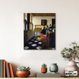 Johannes Vermeer A Lady At The Virginals With A Gentleman 1662-1665 – Reproduction