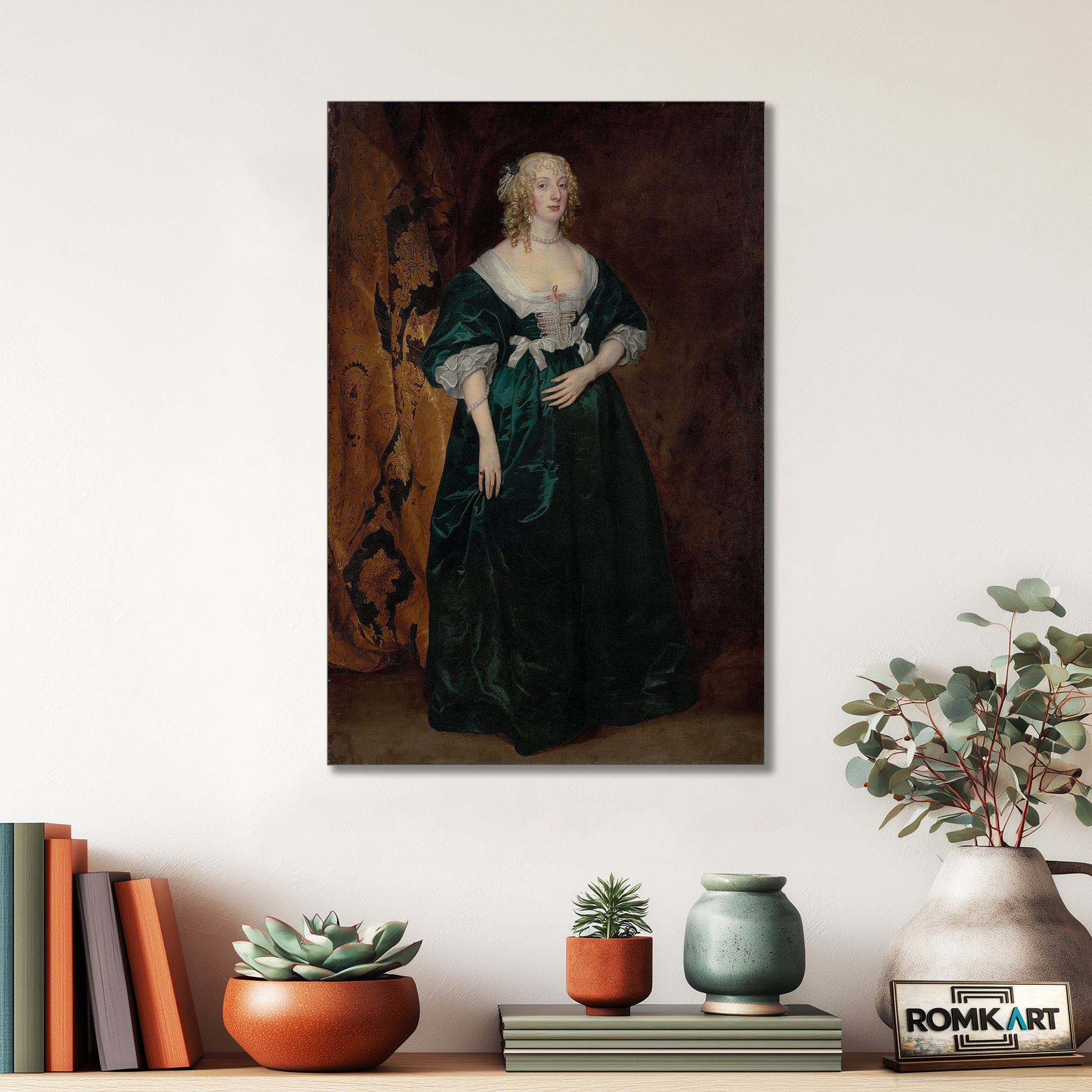 Anthony Van Dyck Anne Sophia. Countess of Carnarvon 1695 – Reproduction