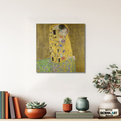 Gustav Klimt The Kiss 1907-1908 – Reproduction