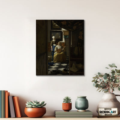 Johannes Vermeer The Love Letter 1669 – Reproduction