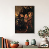 Frans Hals Three Children With A Goat-cart – Reproduction