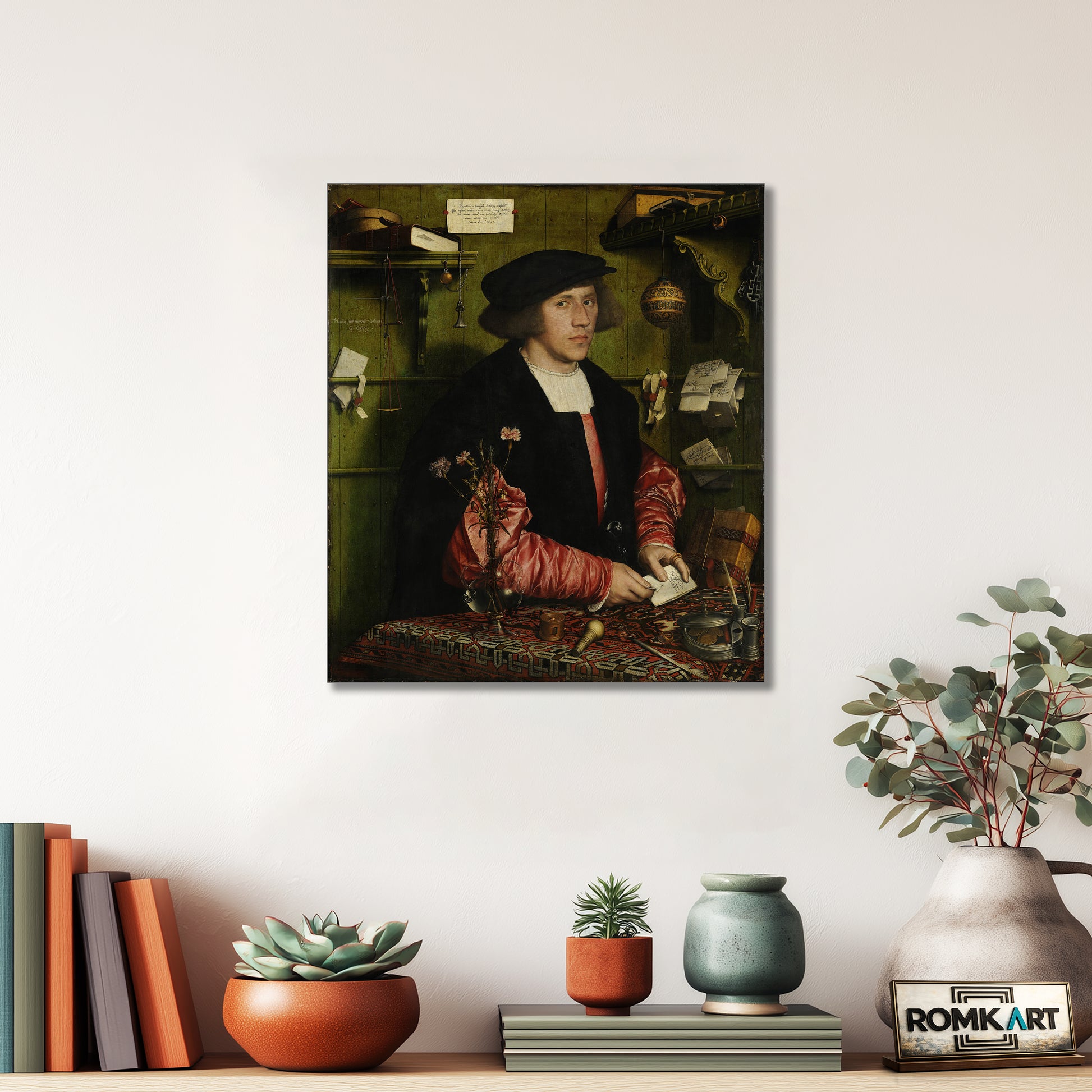 Hans Holbein The Younger The Merchant Georg Gisze 1532 – Reproduction
