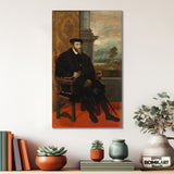 Titian Portrait Of Charles V 1548 Alte Pinakothek – Reproduction