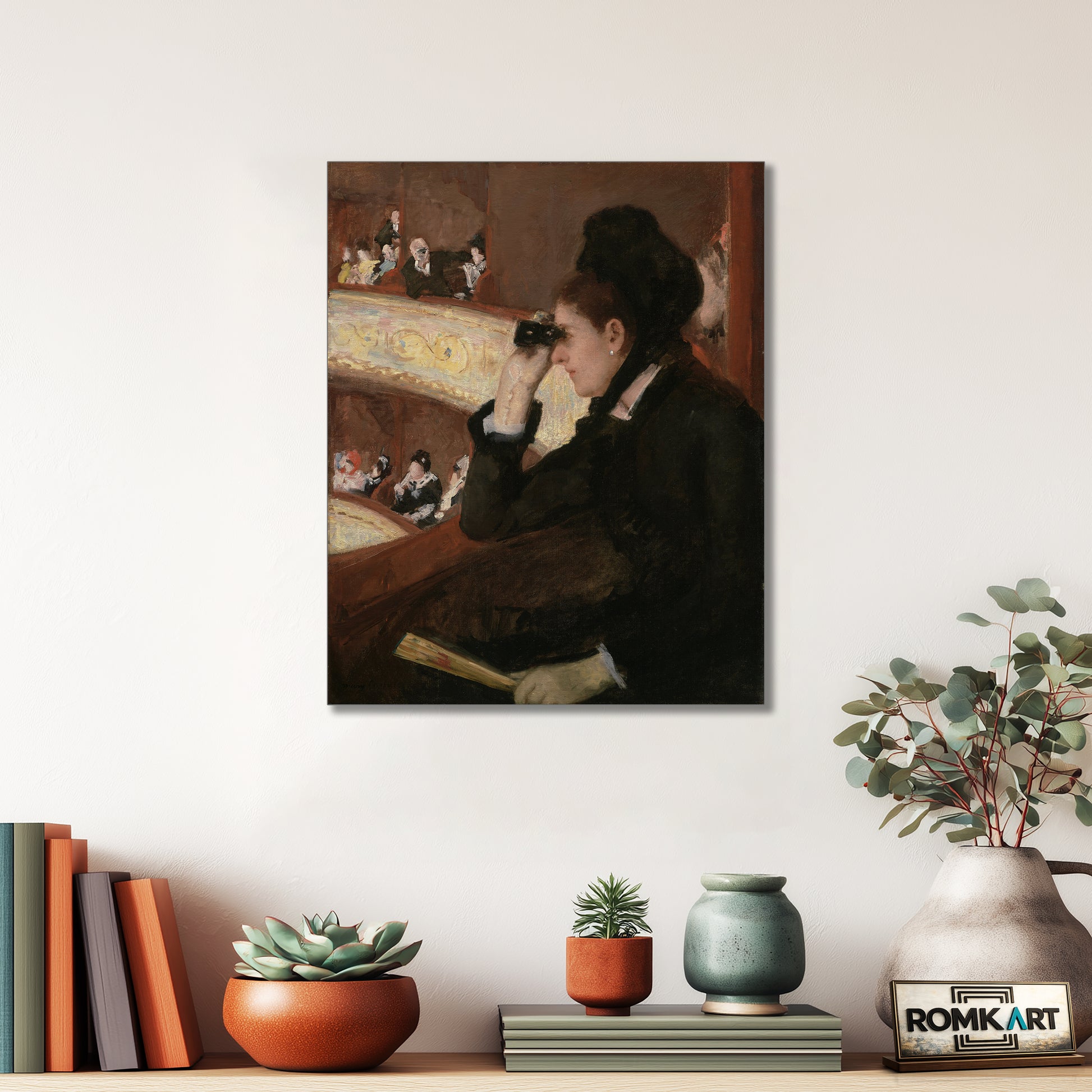 Mary Cassatt In The Loge 1878 – Reproduction