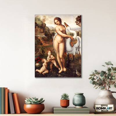 Leonardo Da Vinci Leda And The Swan – Reproduction