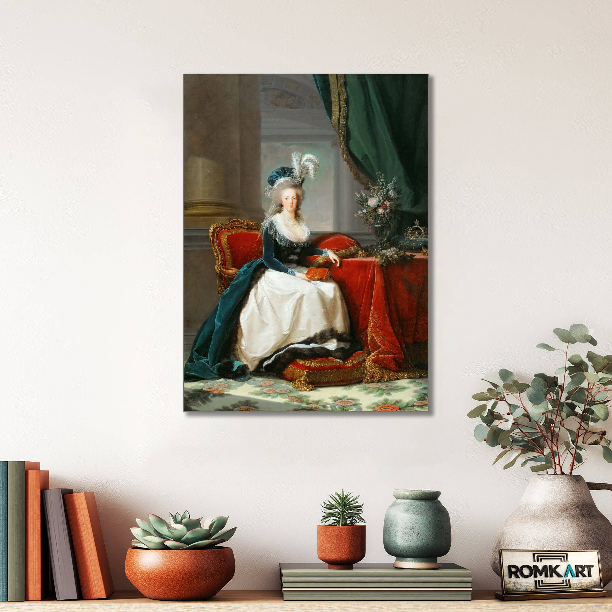 Elisabeth Vigee Le Brun Marie Antoinette Queen Of France By 1788 – Reproduction