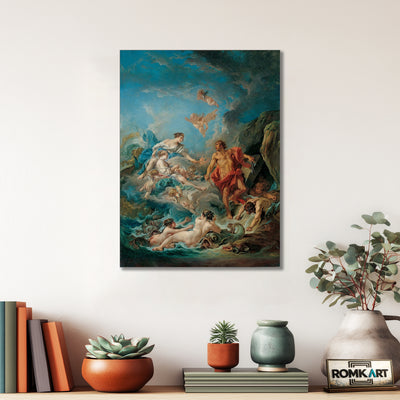 Francois Boucher Juno Asking Aeolus To Release The Winds – Reproduction