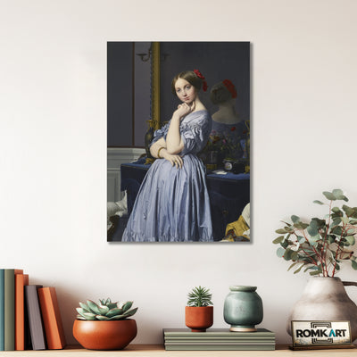 Jean Auguste Dominique Ingres Portrait Of Comtesse D'haussonville 1845 – Reproduction