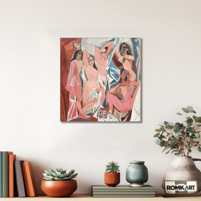 Pablo Picasso Les Demoiselles Davignon The Young Ladies Of Avignon 1907 – Reproduction