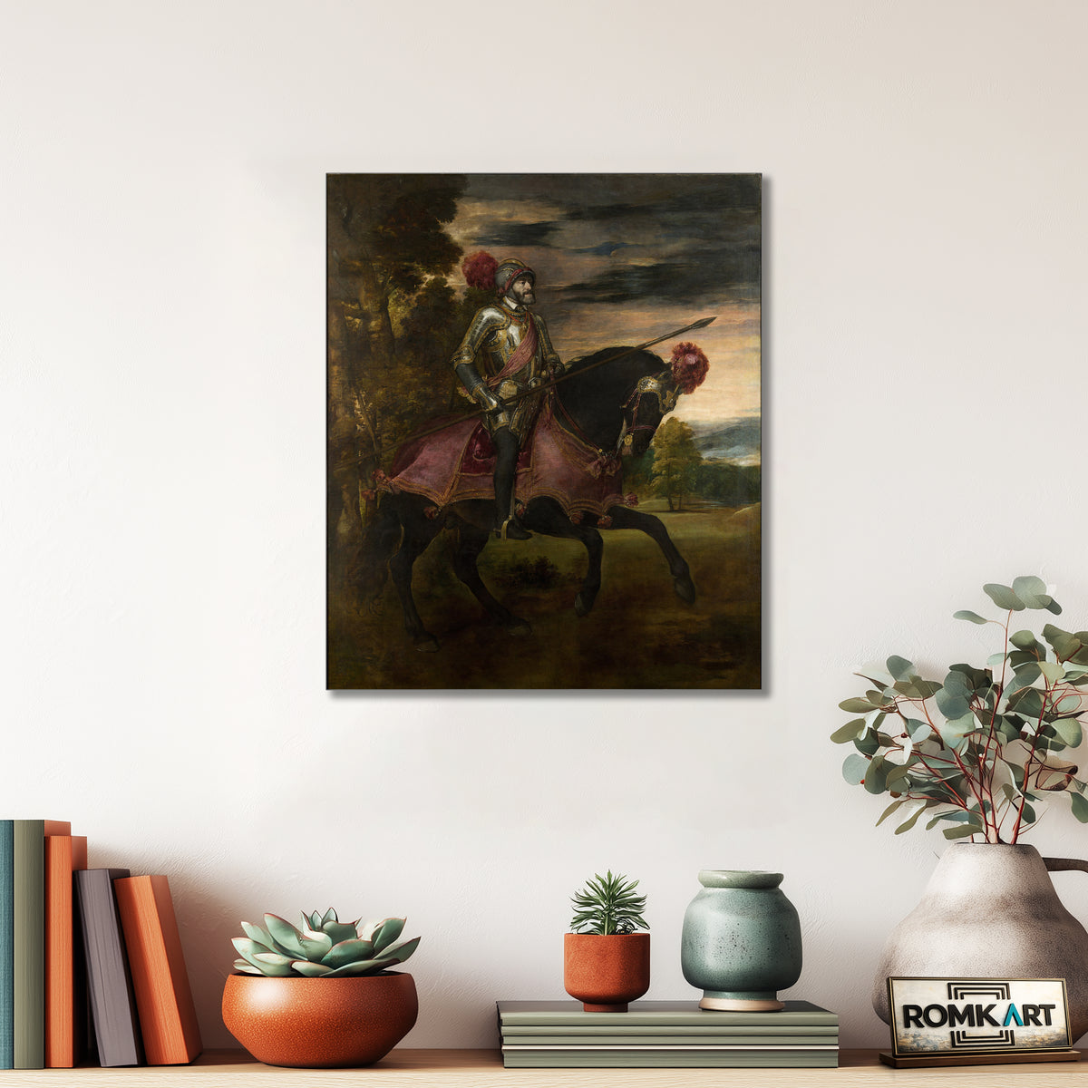 Titian Equestrian Portrait Of Charles V 1548 – Reproduction