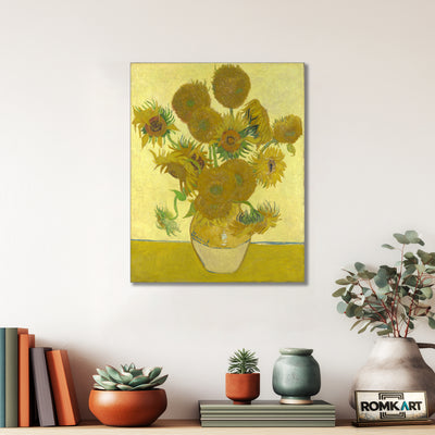 Vincent Van Gogh Still Life Vase With Fifteen Sunflowers 1888 – Reproduction
