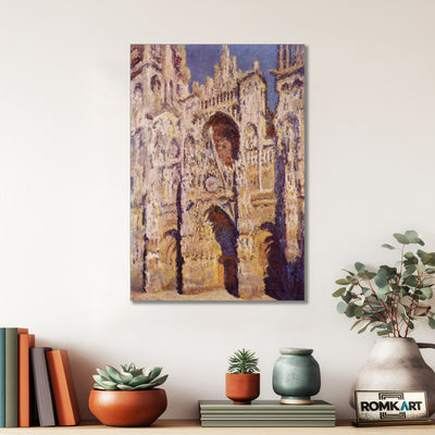 Claude Monet Rouen Cathedral Full Sunlight 1894 – Reproduction