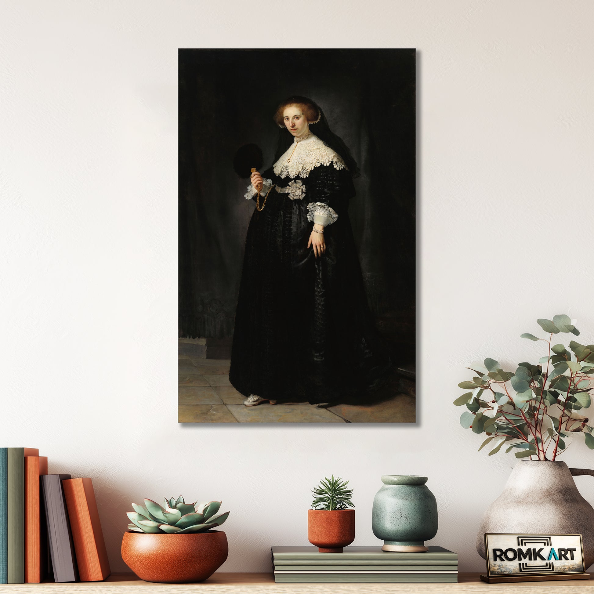 Rembrandt Portrait of Oopjen Coppit 1634 – Reproduction