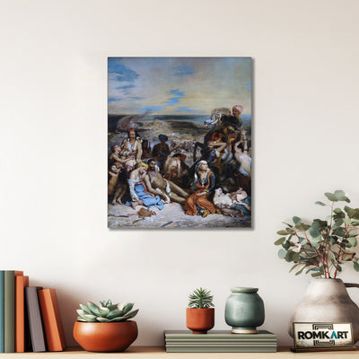 Eugene Delacroix The Massacre At Chios 1824 – Reproduction