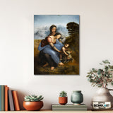 Leonardo Da Vinci The Virgin And Child With St Anne C 1510 – Reproduction