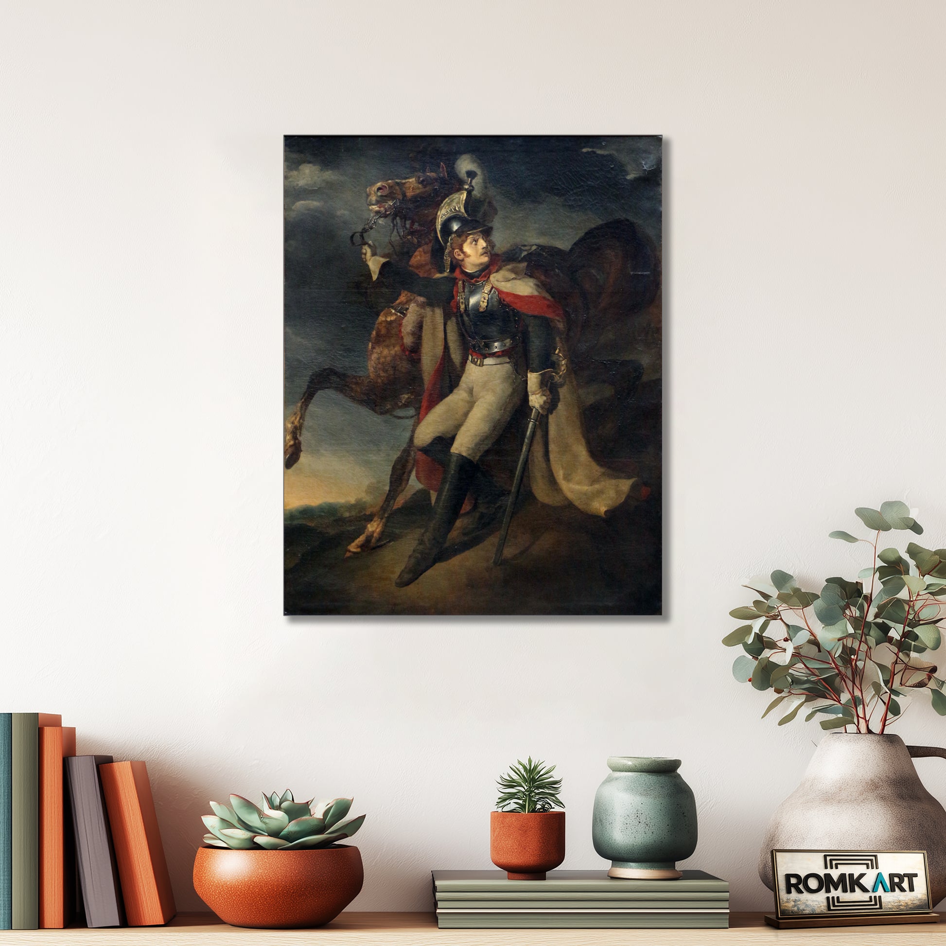 Theodore Gericault Wounded Cuirassier Leaving The Field Of Battle 1814 – Reproduction