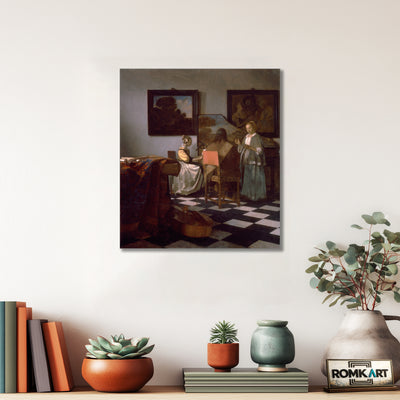 Johannes Vermeer The Concert 1665 – Reproduction