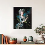 Elisabeth Vigee Le Brun Marie Antoinette With A Rose 1783 – Reproduction