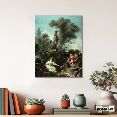 Jean-honor Fragonard The Progress Of Love The Meeting 1772 – Reproduction