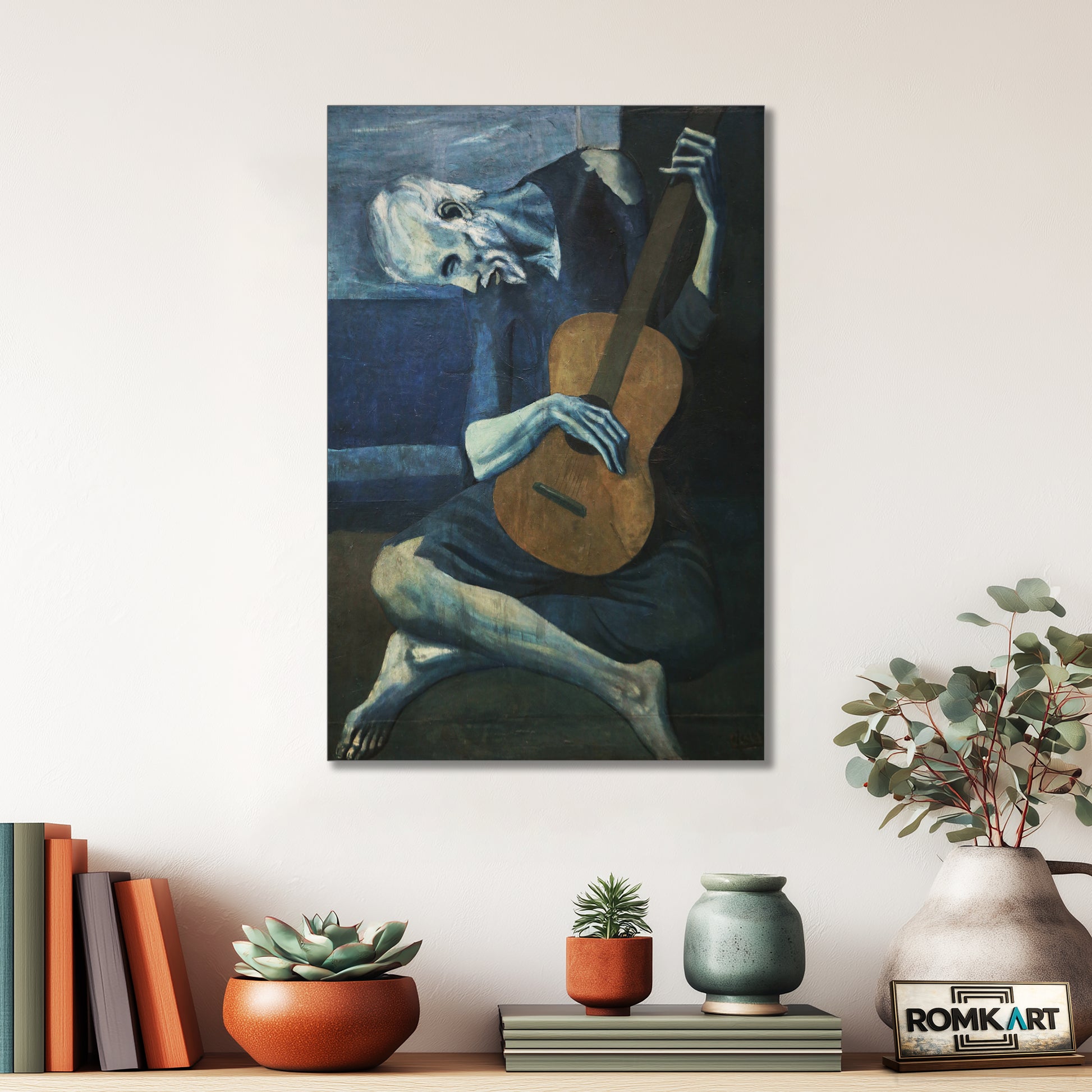 Pablo Picasso The Old Guitarist 1904 – Reproduction