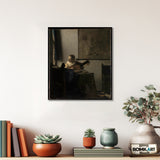 Johannes Vermeer Woman With A Lute – Reproduction