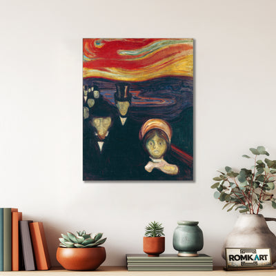 Edvard Munch Angst 1894 – Reproduction