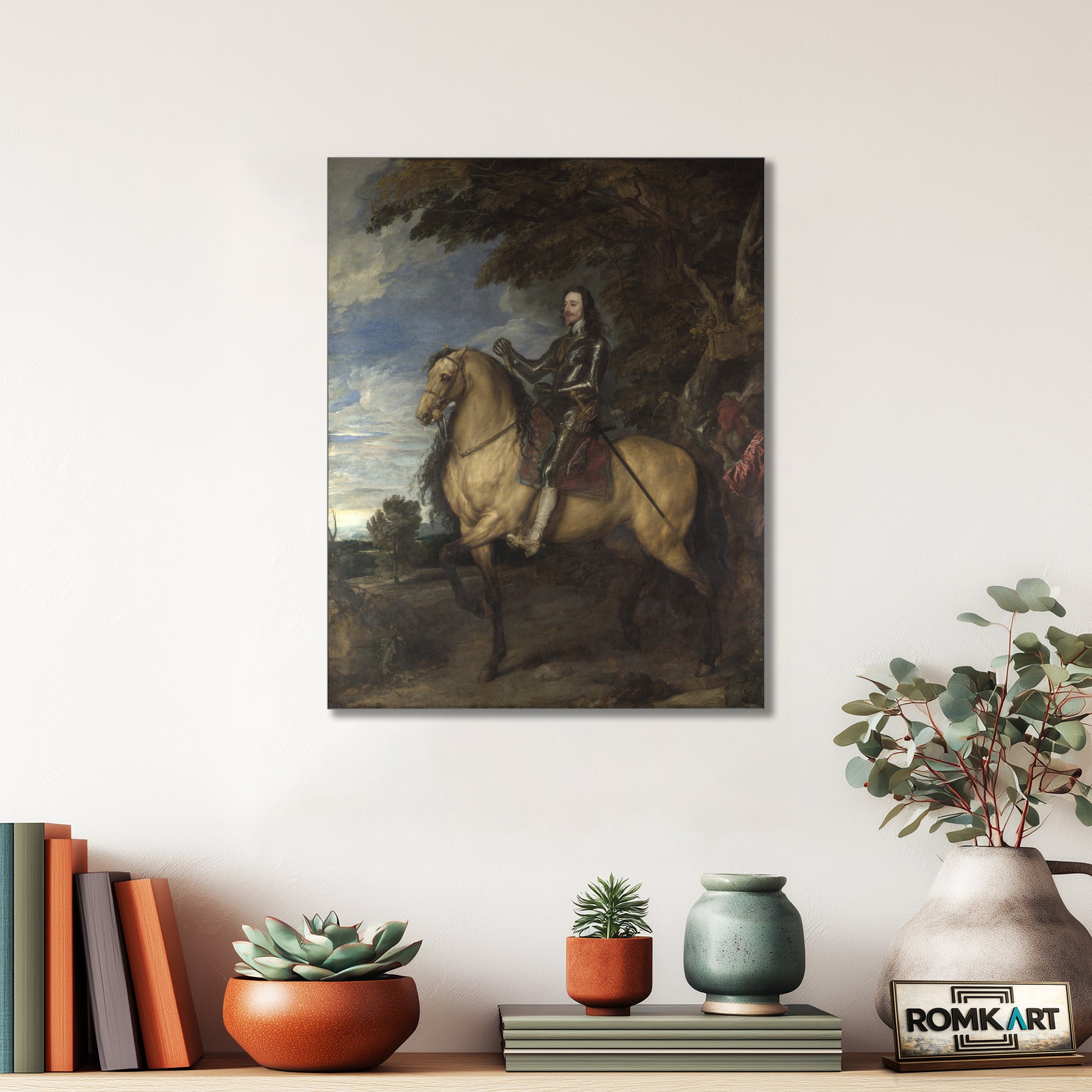 Anthony Van Dyck Equestrian Portrait Of Charles I – Reproduction