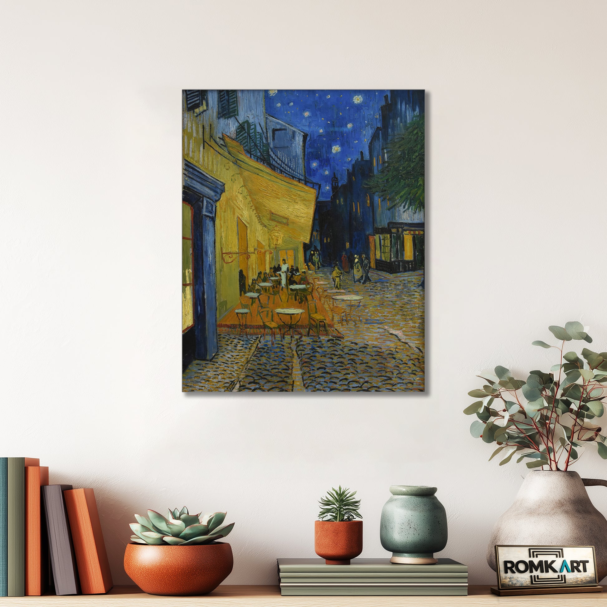 Vincent Van Gogh Cafe Terrace At Night 1888 – Reproduction